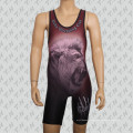 High Quality Customized Sublimation Wrestling Singlet for Men